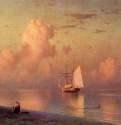 Закат. 1866 - Sunset. 186646 х 61 смХолст, маслоРомантизм, реализмРоссияНью-Йорк. Собрание А. Шагиняна